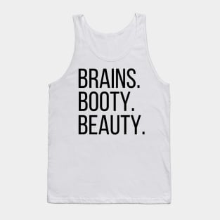 Fitness - Brains  Booty Beauty for women Tank Top